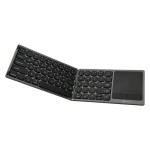 Body Glove Wireless Folding Hinge Keyboard With Touchpad Black
