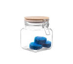 Glass Jar Bamboo Clip Lid 700ML