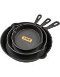 3-PIECE Cast Iron Frying Pan Set AY377-004