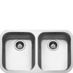 Smeg - Alba Double Bowl Undermount Sink