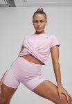 Puma Studio Yogini Lite Twist Tee - Grape Mist
