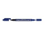 Pentel Perm Twin Tip Marker Fine Extra Fine Blue