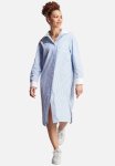 Adidas Original Ess Shirt Dress - White & Blue Fusion