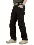 Men's Durable Cargo Pants Men's Tactical Pants With Multi Pockets For Outdoor Hiking Camping Spring Fall