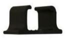 PA4669B PTX1 Wall Mounting Bracket: Black