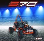 S70 Model 80CC 4 Stroke Go Kart - Pull-start With Adjustable Seat Seat Belt Speed Governor