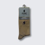 Pure Long Socks Taupe Men