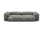 Two Module Sofa - Flokati - Grey - 272CM X 115CM