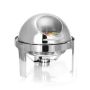 Roll Top Chafing Dish Round - Gold