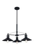 Metal Chandelier - 3 Light