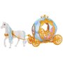 Cinderella's Rolling Carriage With White Horse