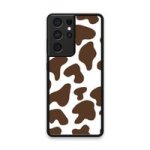 Custom Printed Tpu Cases - Samsung Galaxy S21 Ultra 5G & 39 Brown Cow Print& 39 By