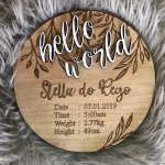 Birth Announcement Plaque