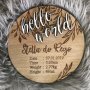 Birth Announcement Plaque