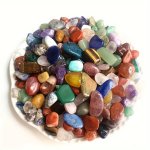 100G Natural Mixed Crystal Chips Polished Stones Crystals For Houseplants Jewelry Making Wishing Bottles