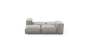 Double Lounger - Velvet - Light Grey - 199CM X 168CM