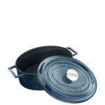Lava Oval Casserole 29 Cm Mojolica Grey