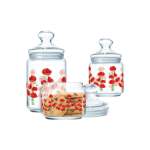 Hypnosis 3 Piece Jar Set Clear