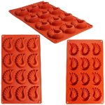 Paisley 12 Cavity Silicone Mould