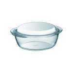 2.1LT Round Casserole Dish Clear