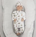 Baby Grow With Beanie And Bow Winnie The Pooh Bear Sketches