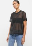 Reebok Cl Sheer Short Sleeve Tee - Black