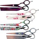 Jaguar White Line Jagu-art Big City Offset Scissor 5.5 Inch & JT1M Folding Razor Set