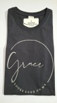 Ladies Grace Looks Black T-Shirt - 2XL