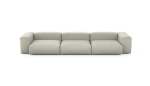 Three Module Sofa - Linen - Stone - 377CM X 115CM