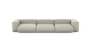 Three Module Sofa - Linen - Stone - 377CM X 115CM