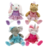 Dancing With Skirt Animal Plush 25CM Type May Vary