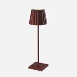 Pliss Rechargeable Table Lamp - Red