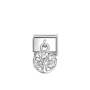 Composable Classic Link Pendant Tree Of Life White Stones