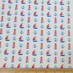 100% Tton Poplin Printed -65 Nautical
