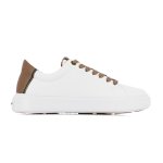 London Man Sneaker -white brown