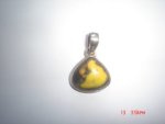 Eclipse Jasper Bumblebee Jasper .925 Sterling Silver Pendant STSP15