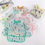 Cartoon Waterproof Bib Feeding Bib Food Supplement Smock