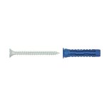 Universal Nylon Plug+screws 5MMX25MM X50-BOX