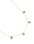 Goldair Gold & Black Clovers Necklace