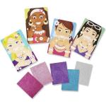 Melissa Mess Free Glitter Glamour Faces Activity Pad