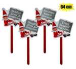 Xmas Elf Plant Stick 64CM Marketplace Brits Bros