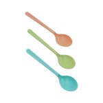 Plastic Teaspoon 14CM Assorted Pastel Colours 1X12