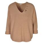 Multi Heart Detail Top - Toast Free