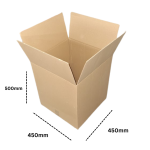 Top-loader Corrugated Shipping & Boxes Various Sizes - Stock Box 7 450 X 450 X 500MM