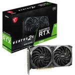 Msi Geforce Rtx 3060 Ventus 2X Oc Edition 8GB GDDR6 128-BIT Pcie 4.0 Graphics Card