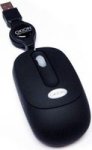 Okion Anywhere Mobile Retractable Optical Mouse Black