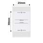 NB339 - - D101 Only - 25X30MM - 210 Forever Labels