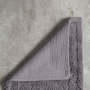 Luxury Cotton Rug Steel Grey - 40X60CM