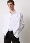 Loose Fit Poplin Shirt - White