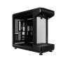 Cooler Master Masterframe 360 Stage Mirror Atx Case Open Display Design With 360 Mirrored View Tempered Glass Side Panel And Vertical Gpu Ready Black Colour